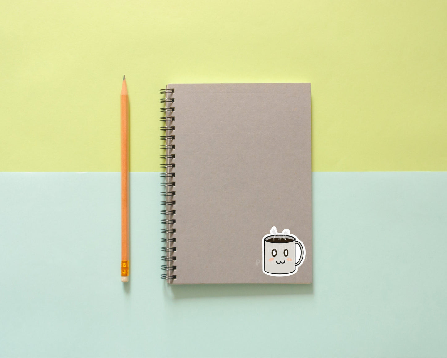 Adorable Coffee Cup Sticker