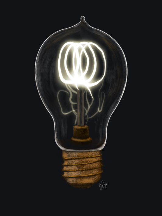 "Edison Bulb" by Claire Davis