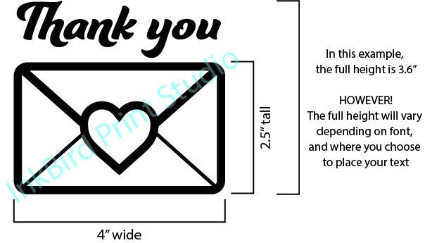 Thank You Decal for Inside Mailbox