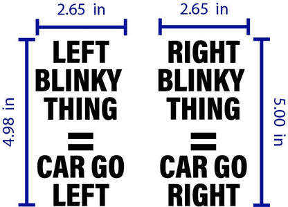 Turn Signal / Blinker Decal