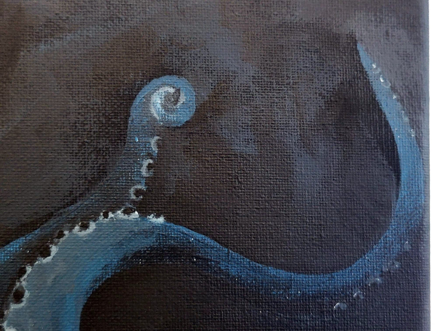 Octopus Painting, Acrylic 11"x14"